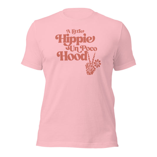 Premium A Little Hippie Un Poco Hood OG Latina Unisex Tee