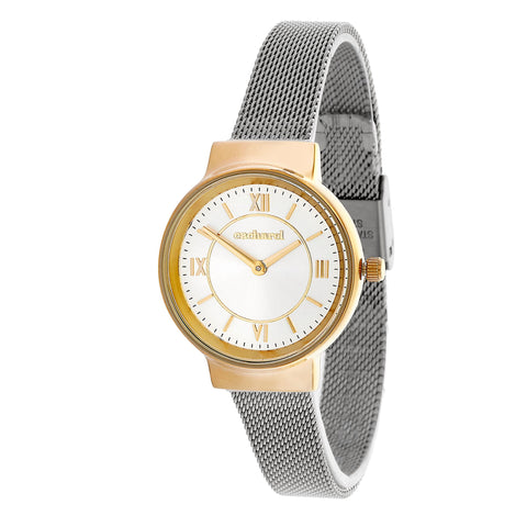 鐘錶珠寶禮品 | 女士纖薄手錶 CACHAREL 別緻銀色和金色手錶 Astrid