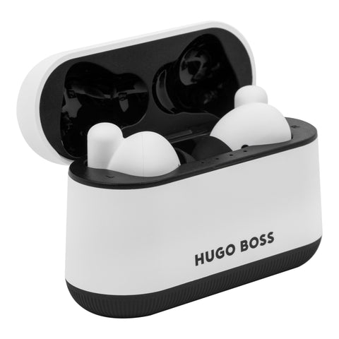 白色禮品 | Hugo Boss 豪華耳塞時尚白色耳機 Gear Matrix
