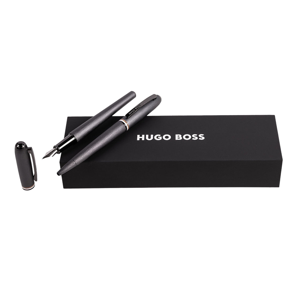 HUGO BOSS Pen Set Contour iconic | Ballpoint pen & Fountain pen ...