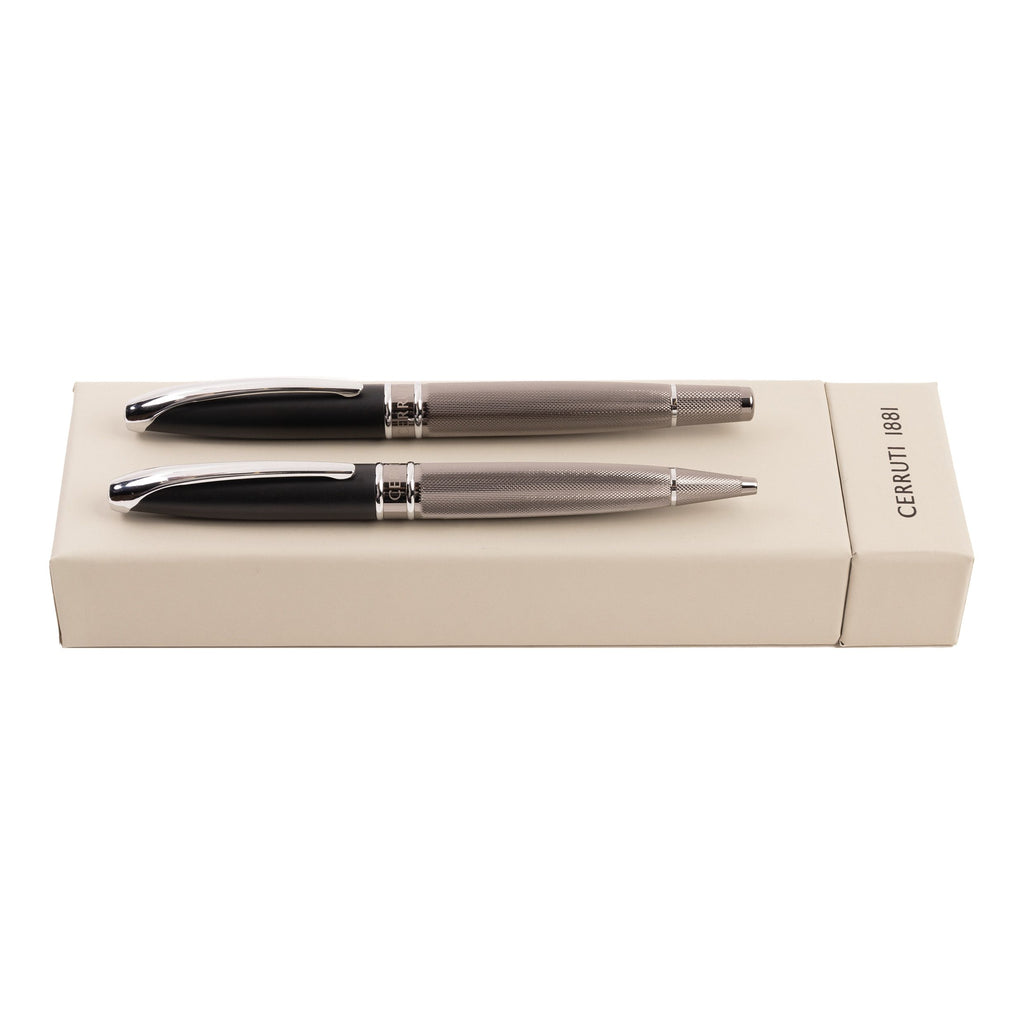 Pen set Abbey CERRUTI 1881 Matt Black Ballpoint pen