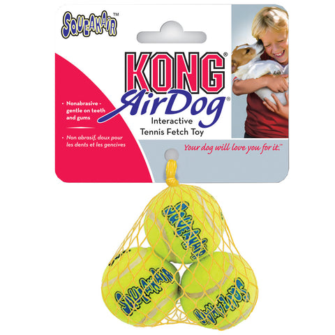 Kong Air Dog SqueakAir Tennis Balls 3pk