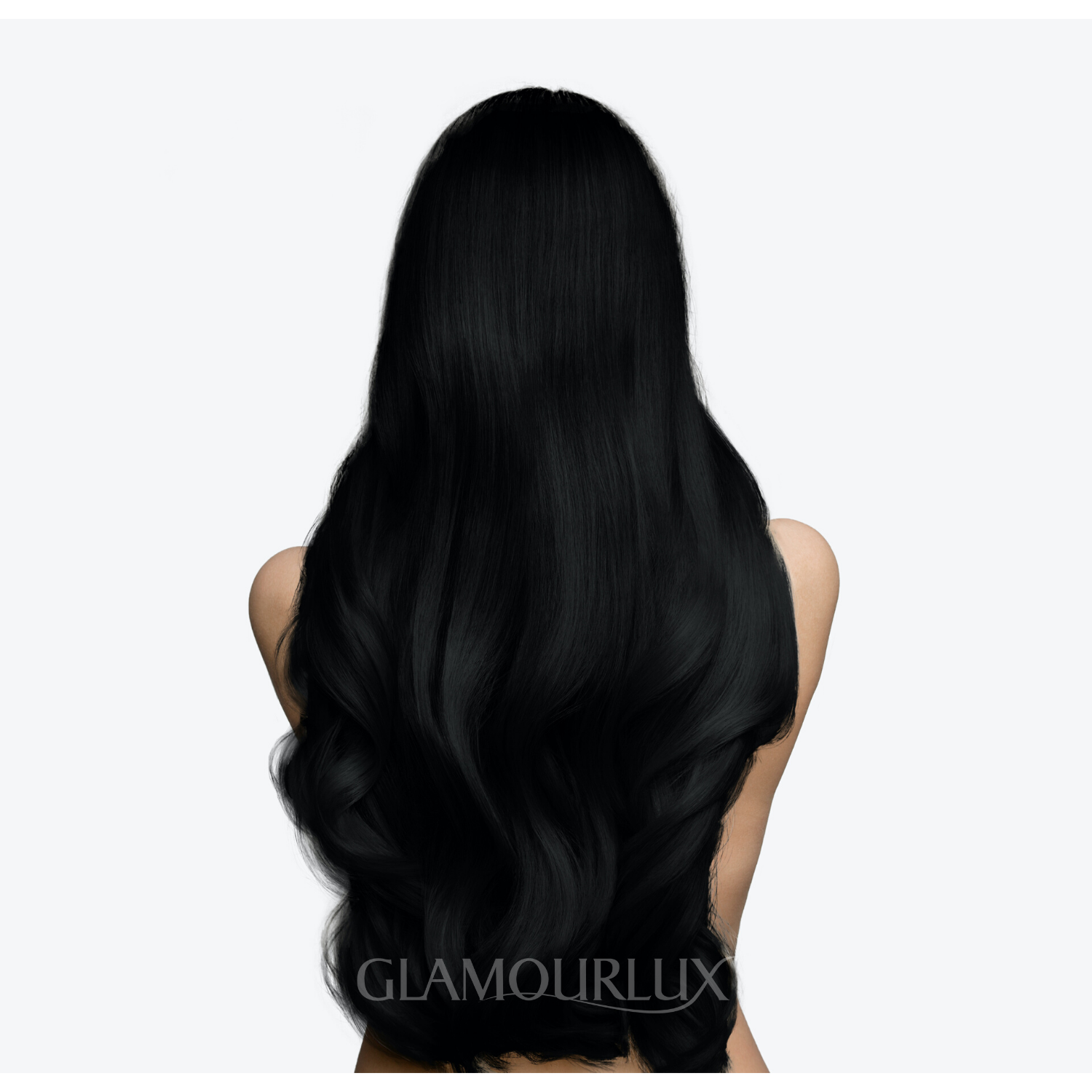 24Jet Black Hair Extensions Clip in Human  Ubuy India