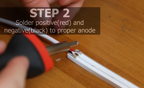 neon cut rope reconnect led light soldering once done sure step please make