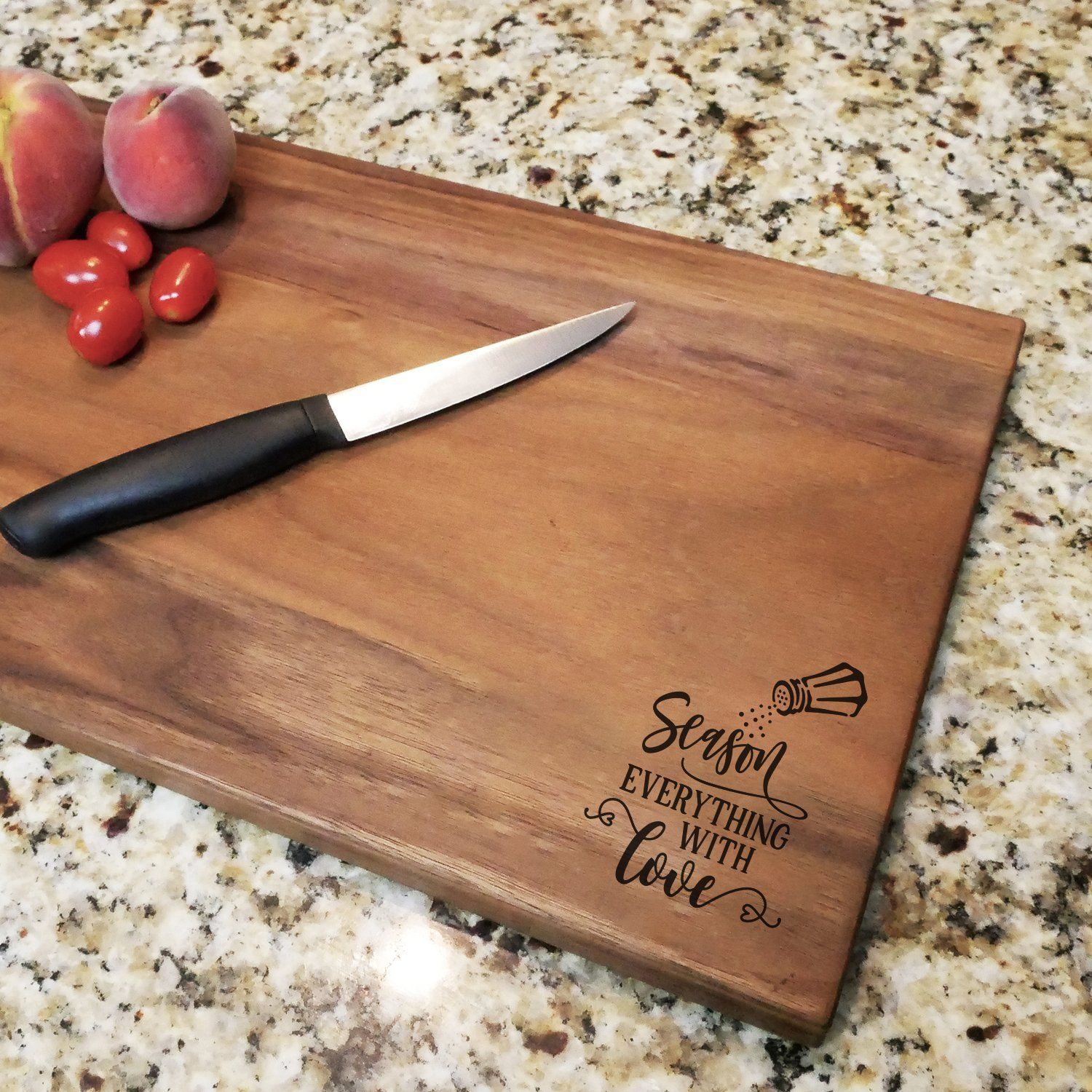 Large Walnut Cutting Board w/ Juice Groove 11 x 17 – Hailey Home