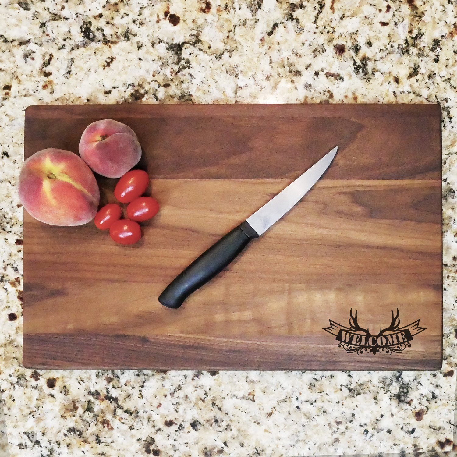 Personalized Cherry Cutting Board w/ Handle 8 x 17 – Hailey Home