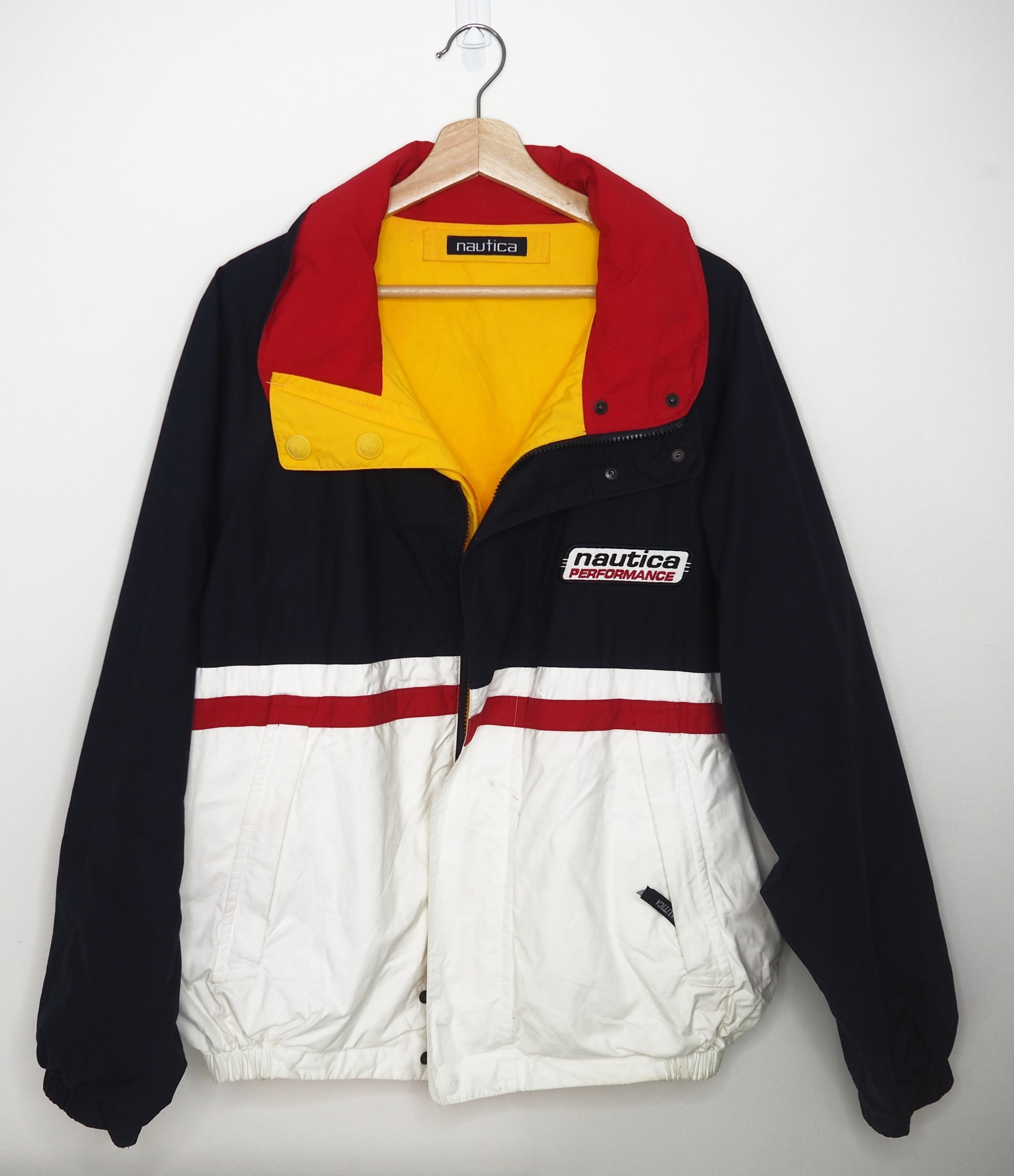 Nautica Reversible Yellow, Blue & Red Jacket – The Youth Revolt