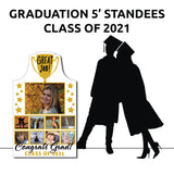 2021 Graduate 5' Standees | AdVision Signs - Pittsburgh, PA