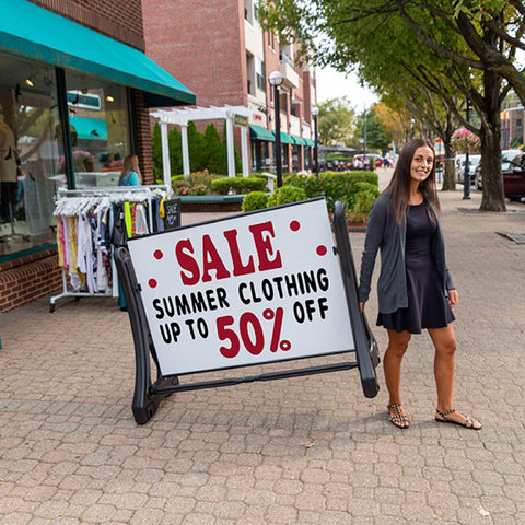 Portable Message Board Roadside Sign | AdVision Signs - Pittsburgh, PA