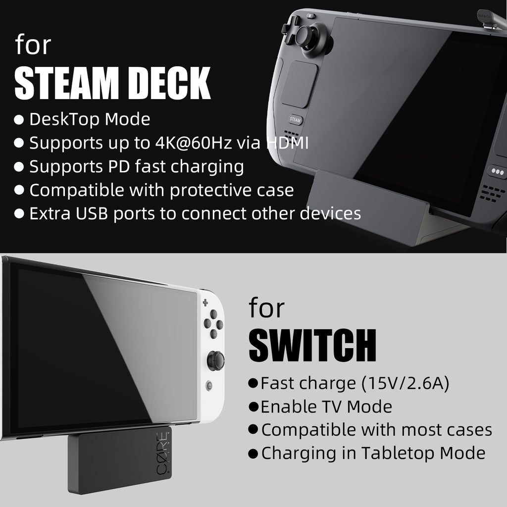 SteamDock: A versatile and compact dock for Steam Deck/ROG Ally and other  device