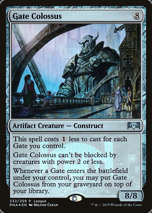 Gate Colossus [Ravnica Allegiance Promos] | Galactic Gamez