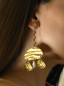 Nanola Earrings - Gold