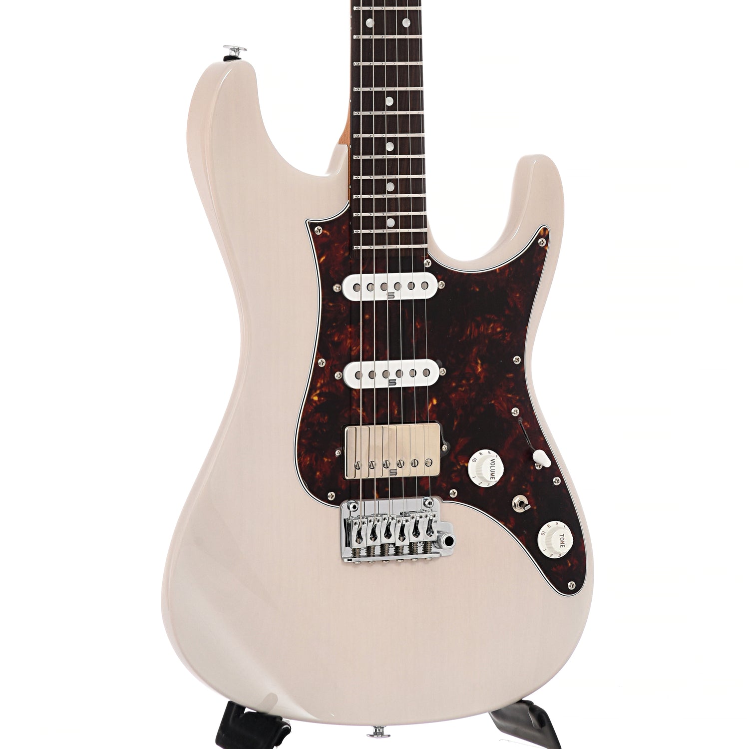 Ibanez Prestige Series AZ2204N Electric Guitar, Antique White Blonde