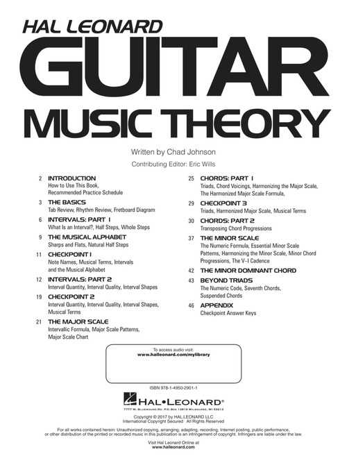 hal leonard music theory