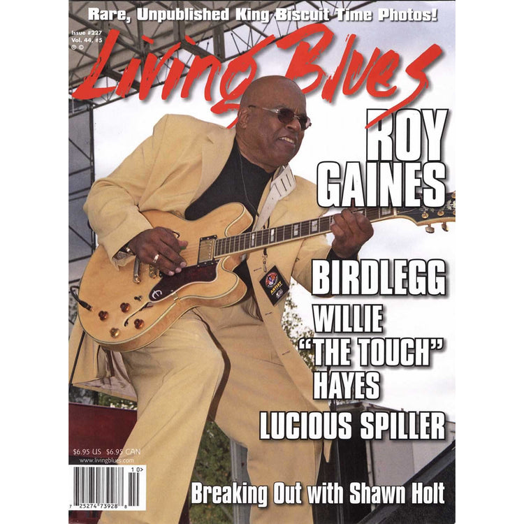 Image 1 of Living Blues October 2013 - Issue #227, Vol. 44 #5 - SKU# LB-201310 : Product Type Media : Elderly Instruments