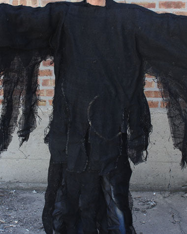 Rotting Gown, Costume Black Jute Full Length Two Piece Cloak - Zagone ...