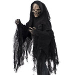 Grim Reaper, Skull Skeleton Head Latex Face Mask with Moving Mouth ...