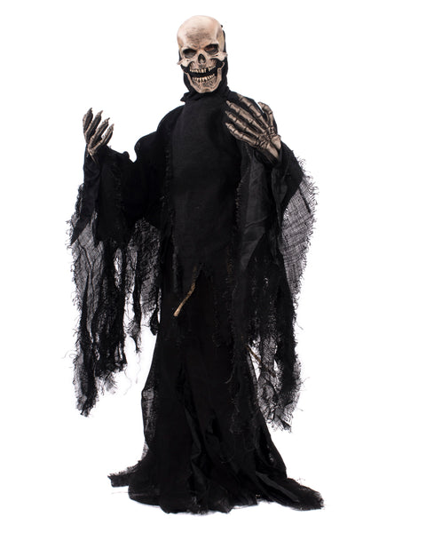 Zagone Studios Death Skull Costume kit with Mask, Rotting Gown and Ske ...