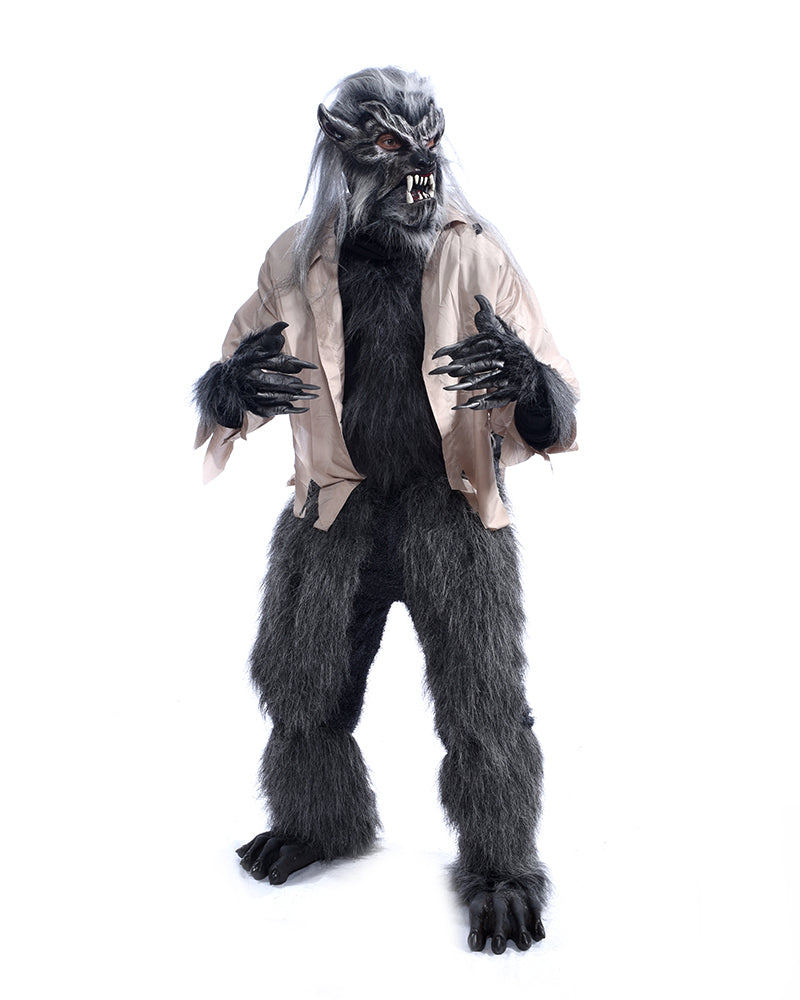Night Crawler, Werewolf Costume Kit, with Mask, Shirt, Pants, Gloves a ...