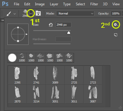 how to install photoshop brushes