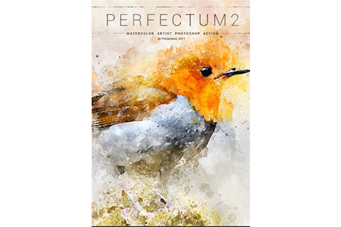 Perfectum 2 – Watercolor Artist Photoshop Action