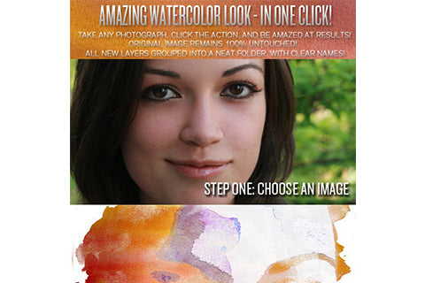 Creative Watercolor Photoshop Action