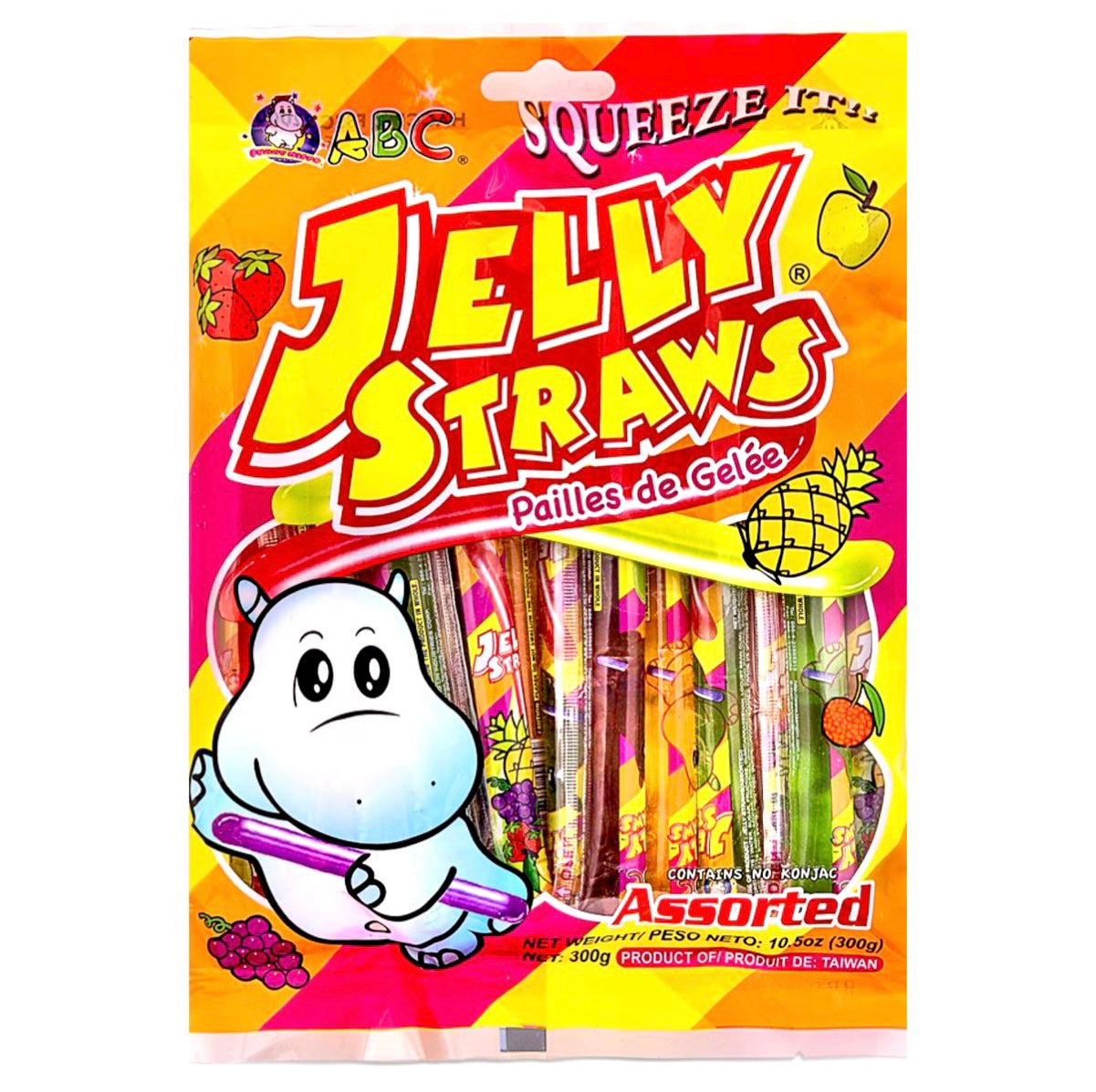 ABC Jelly Straws - 260 G