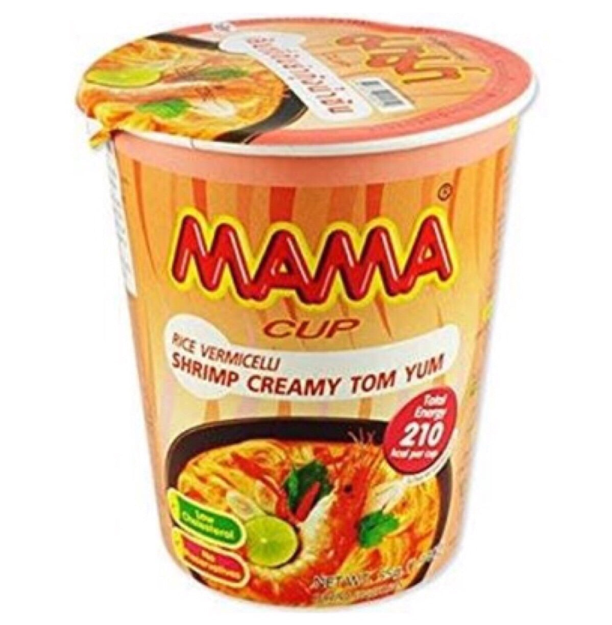 Mama Cup - Rice Noodle Tom Yum (50g), ThaiSnackOnline.com