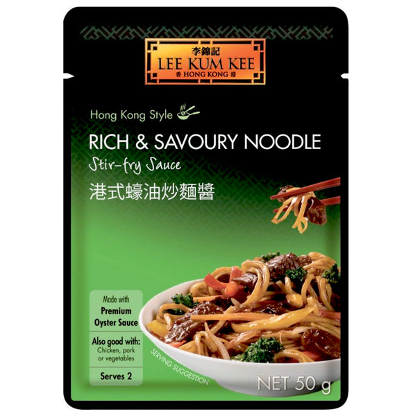 Lee Kum Kee Rich & Savoury Noodle Stir-fry Sauce (Hongkong Style) 50g (BBD:  17-11-22)