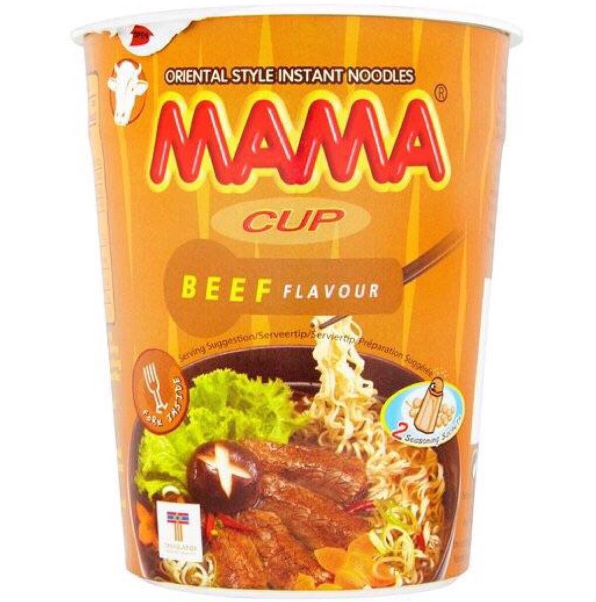 Mama Cup Noodle Vegetable Flavour 70g - Asian Online