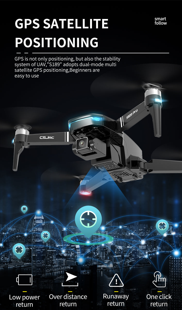 S189 6K drone accurate GPS positioning