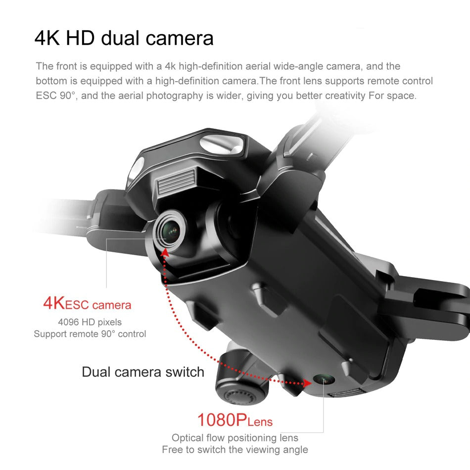 6k dual camera drone