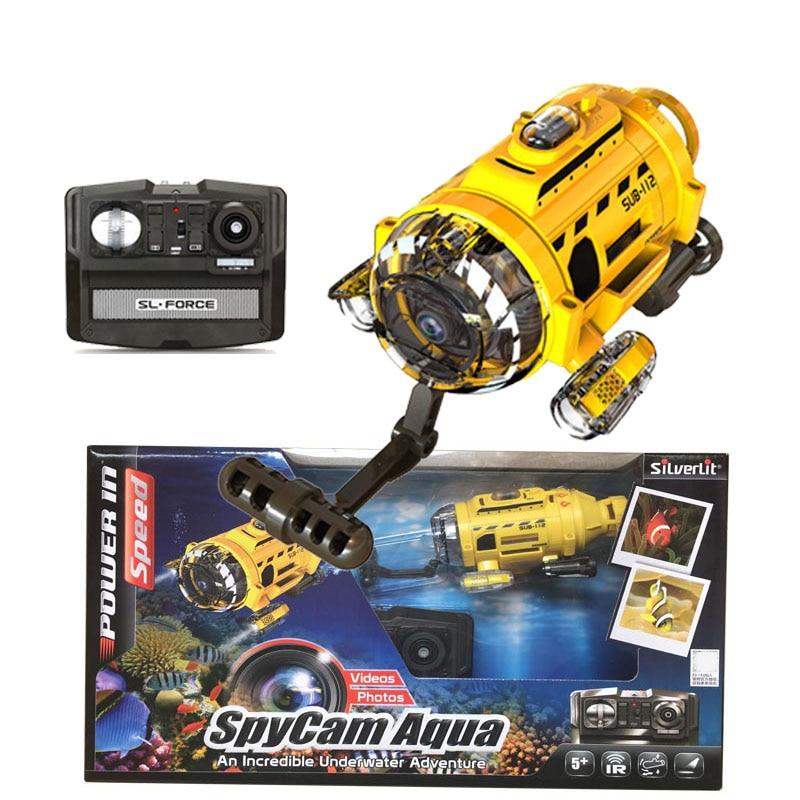 toy submarine with camera