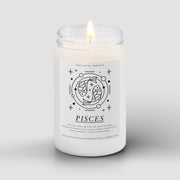 Zodiac Candle Pisces / Water Scented (Feb. 20 - Mar. 20)