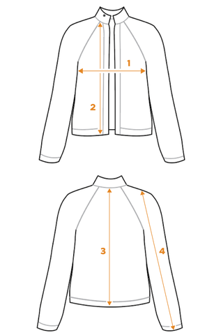 Cardigan Size Guide