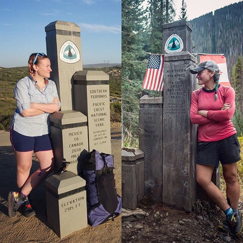 Keto thru hiker before and after