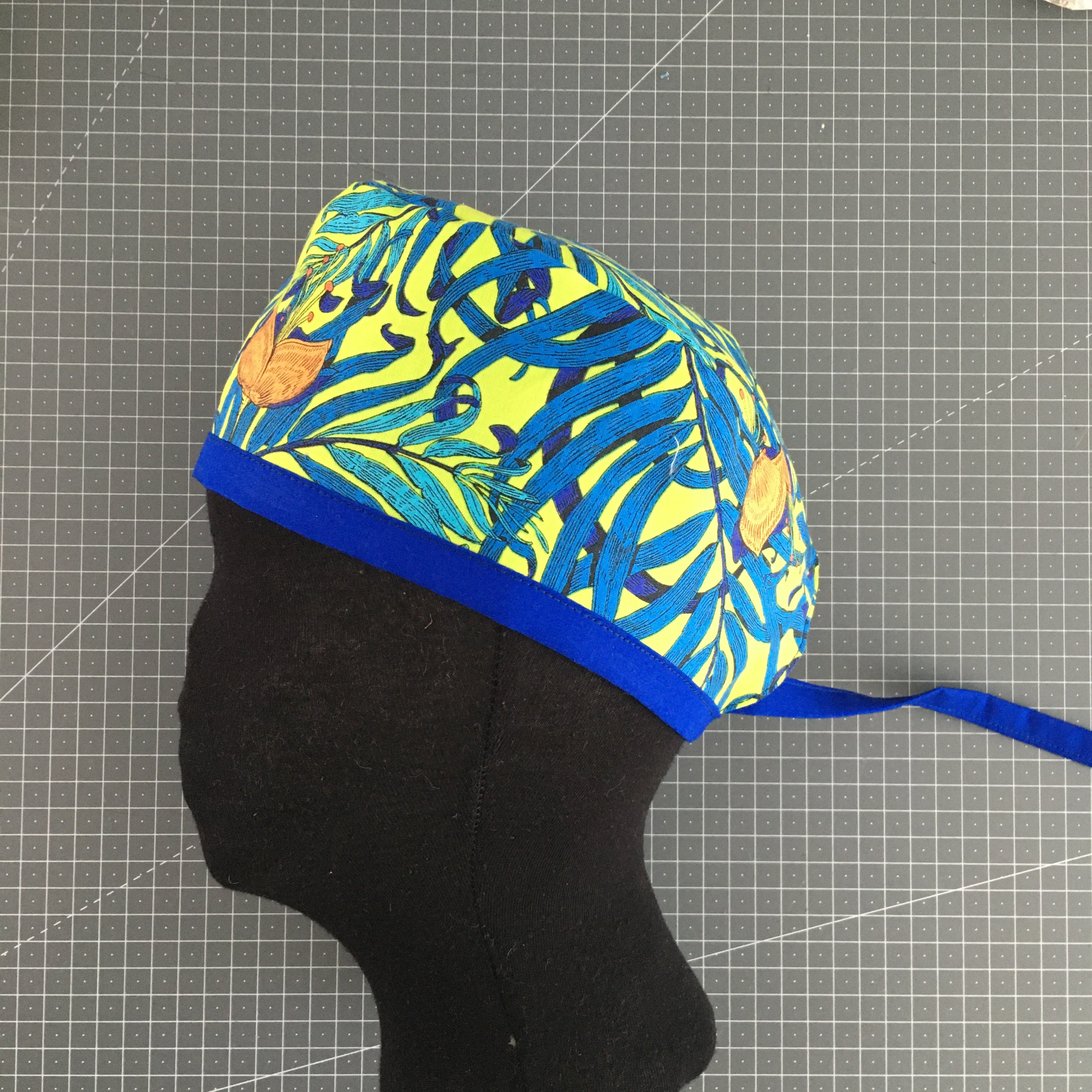 printable pattern for a scrub cap