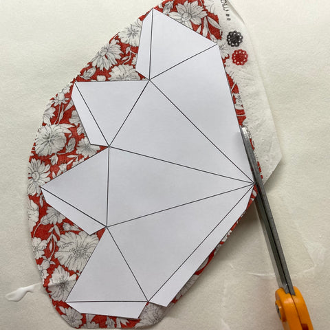 3D fabric decoupage ornament by dhurata davies