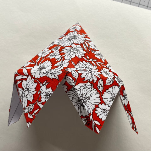 3D fabric decoupage ornament by dhurata davies