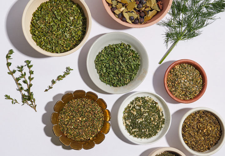 Dried herbs and herb blends