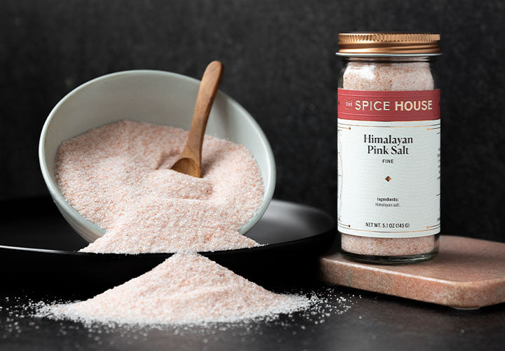 Himalayan pink salt fine ground available at The Spice House