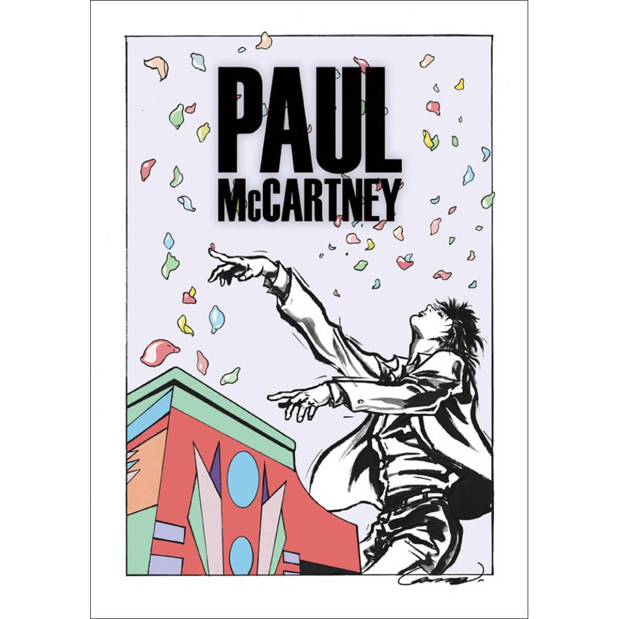 ポール・マッカートニー リトグラフ 「ワン・オン・ワン・ジャパン・ツアー 2017 イラスト記念作品」 Paul McCartney 公式