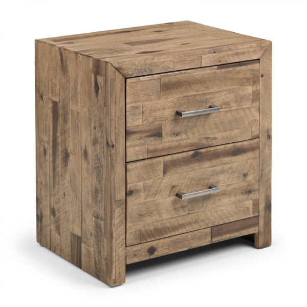 Julian Bowen Hoxton 2 Drawer Bedside Cabinet