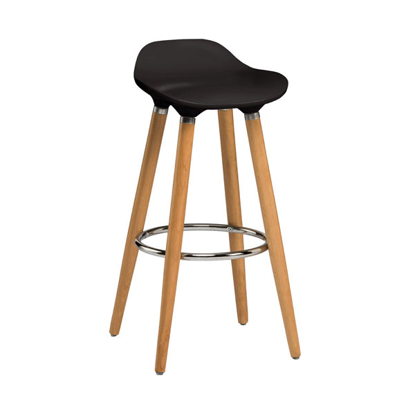 Teddys Collection Silas Black Bar Stool