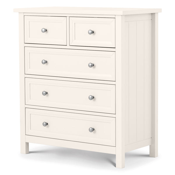 Julian Bowen Maine 32 Chest Of Drawers Surf White 32 Drawers