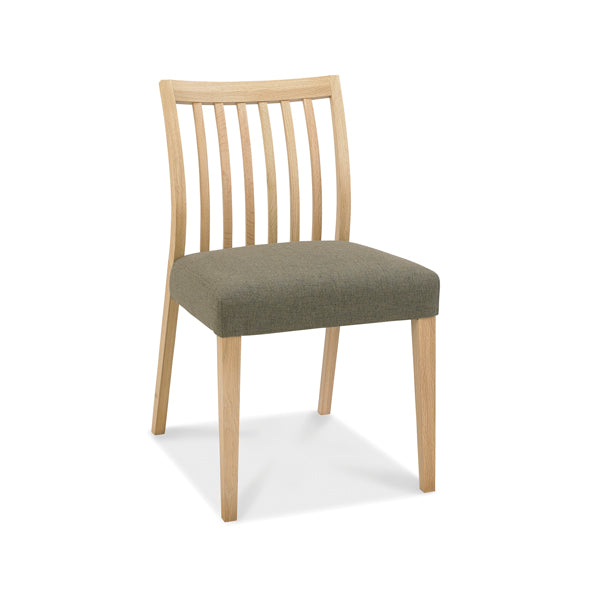 Bentley Bergen Low Slat Black Gold Square Dining Chairs