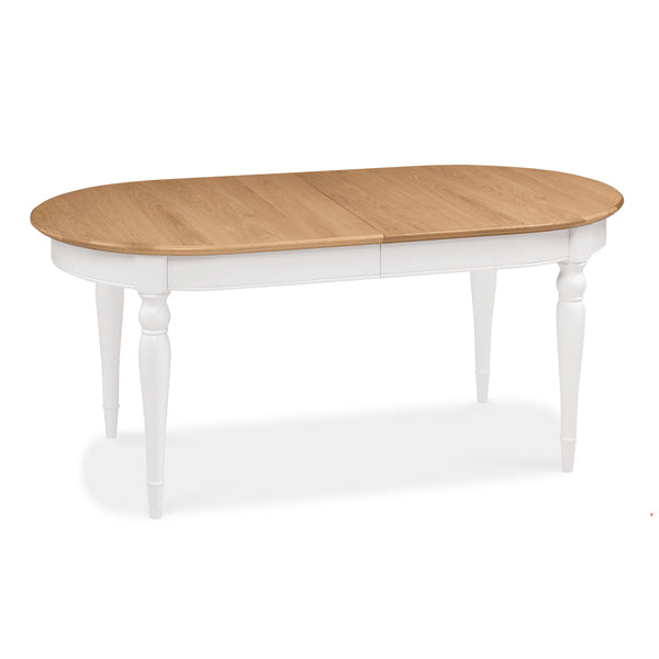Bentley Hampstead 6 8 Two Tone Extending Dining Table