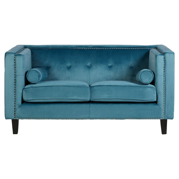 Teddys Collection Francis 2 Seater Blue Sofa