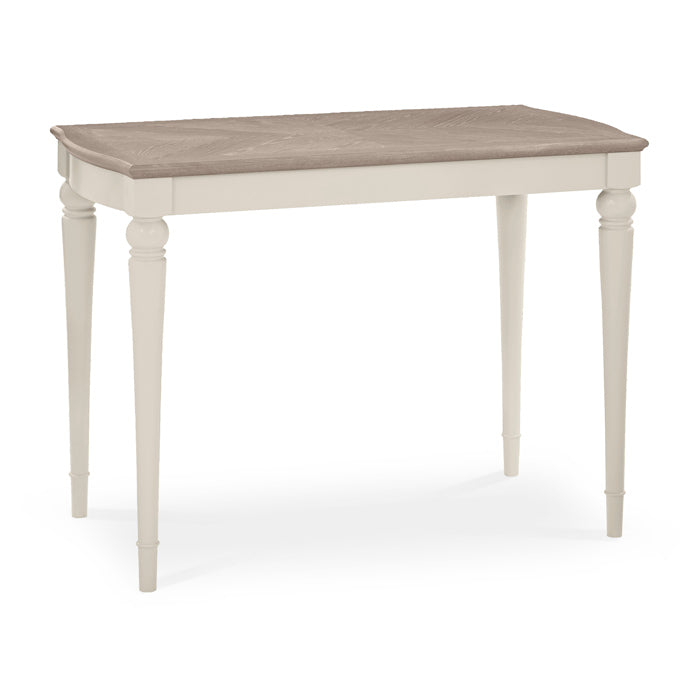 Bentley Montreux Soft Grey And Grey Washed Oak Rectangular Bar Table
