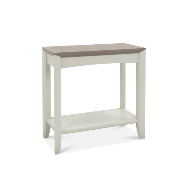 Bentley Bergen Grey Washed Oak Soft Grey Rectangular Side Table